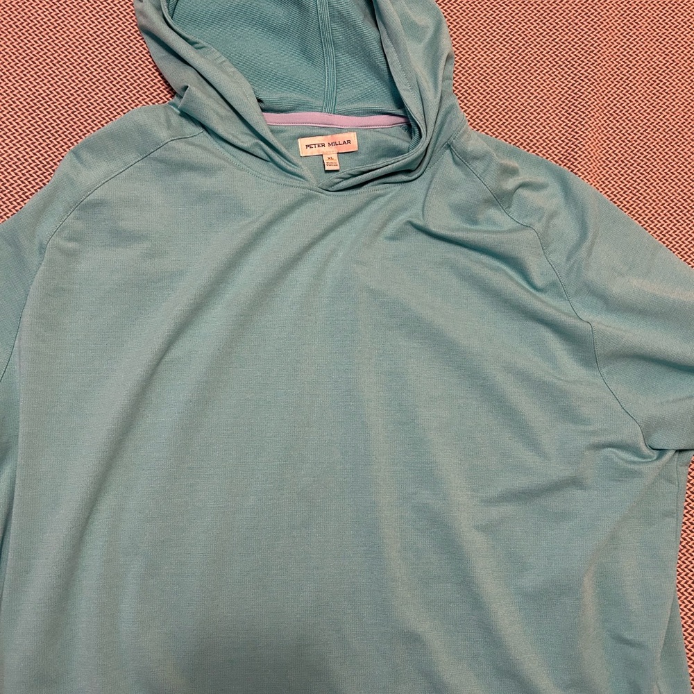 Peter Millar Light Blue Hoodie